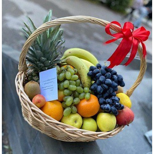 Купить на заказ Корзина с фруктами 5 с доставкой в Костанае